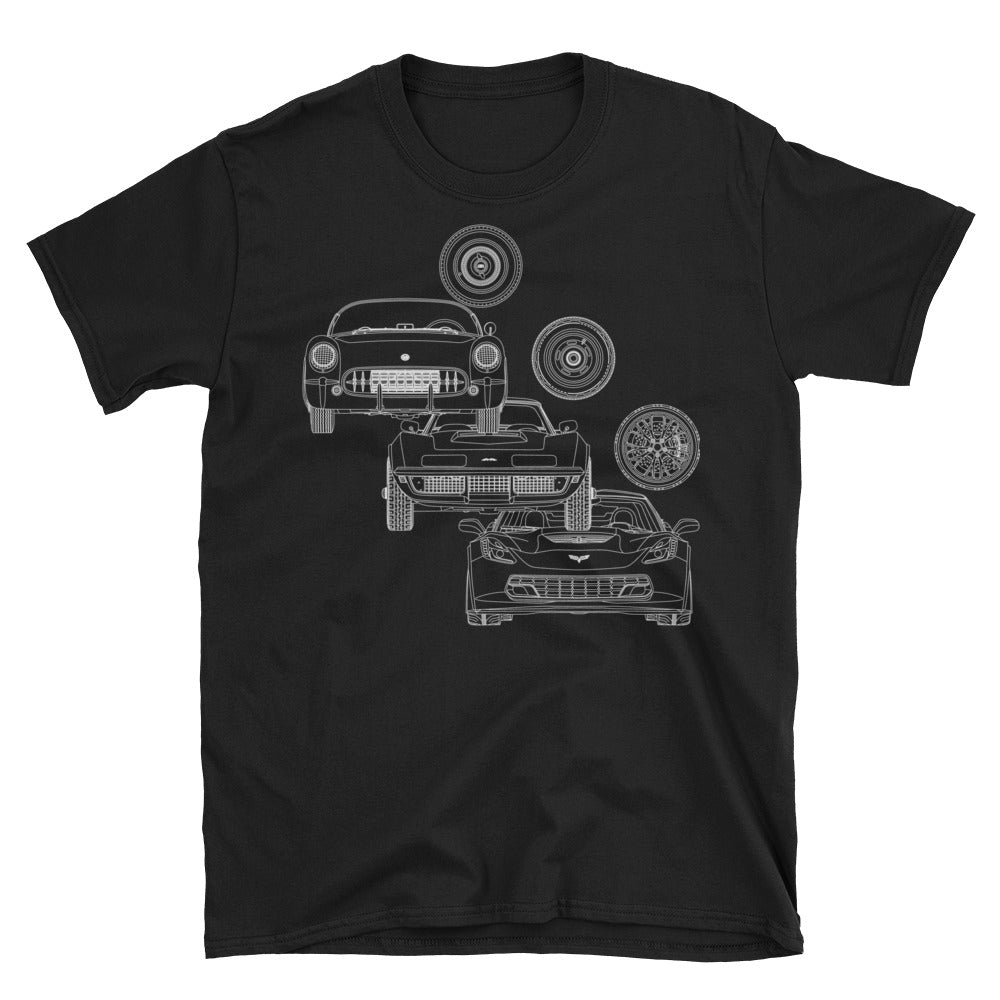 Evolution Of A Legend Series Corvette T-Shirt
